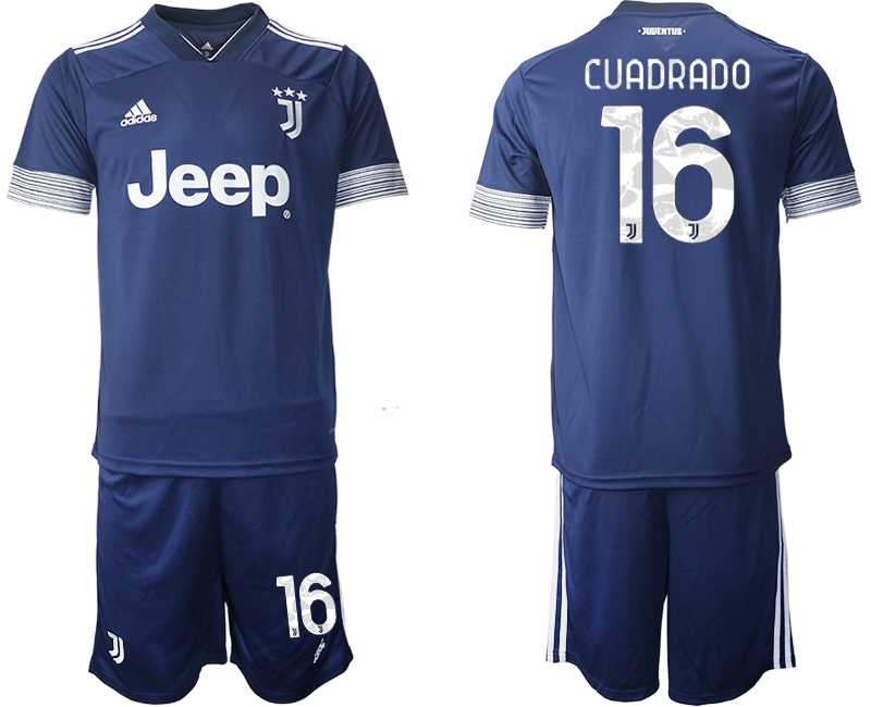 2020-21 Juventus 16 CUADRADO Away Soccer Jersey